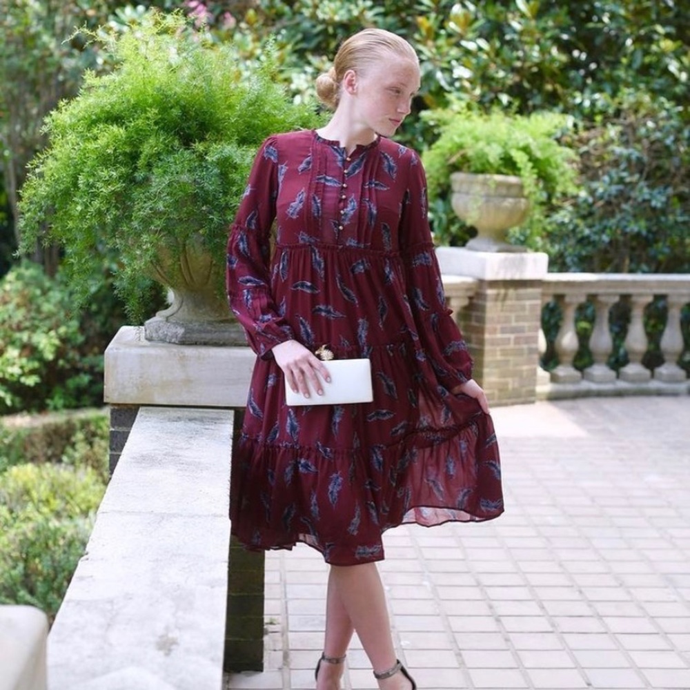 *SOLD* Whimsical Feather Dress- XL Dainty Jewells